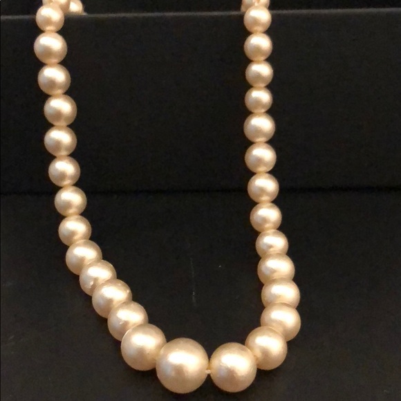 VINTAGE 1950’s RETRO CULTURED PEARL CHOKER - Picture 9 of 14